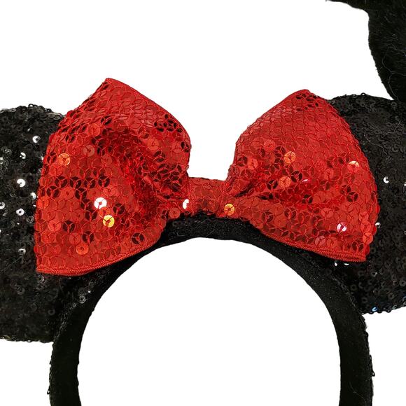 Disney Minnie Mouse Ears St Patrick's Day Minnie Mouse Ears Sequence Ears - Picture 5 of 13